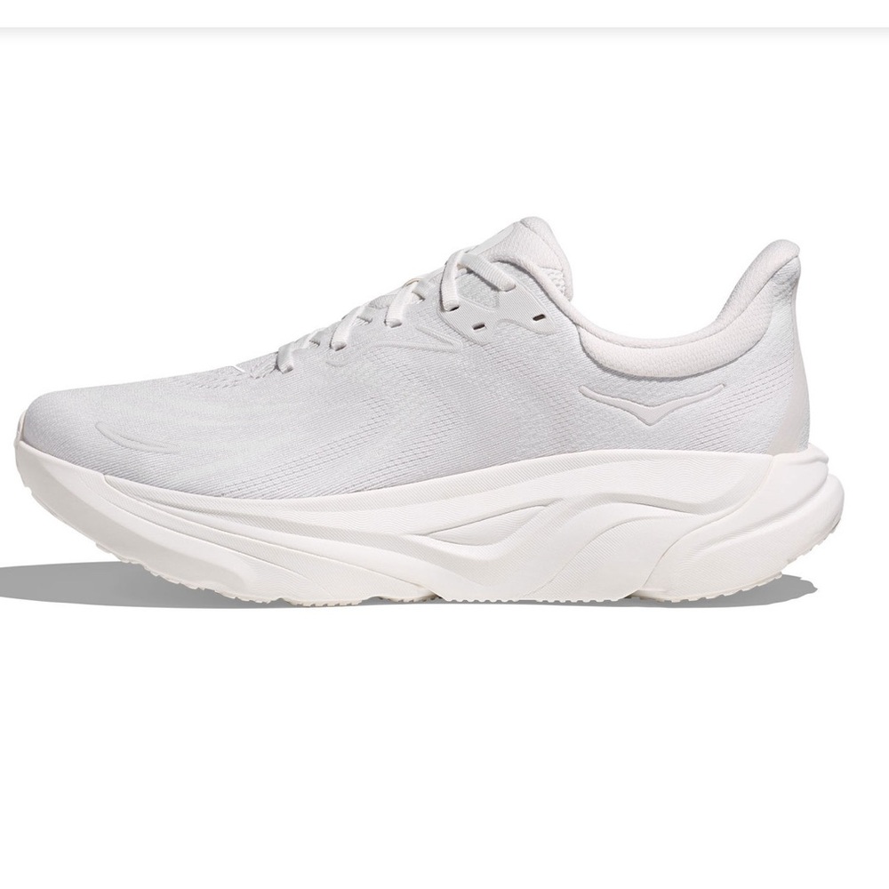 New in Box HOKA Women's Arahi 8 White/White Running Shoes - Picture 3 of 9